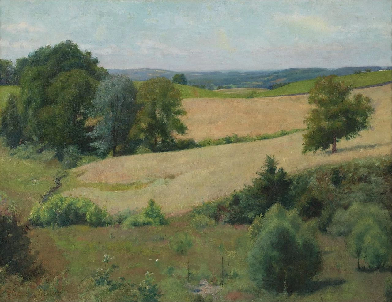 Paesaggio collinare (1888)